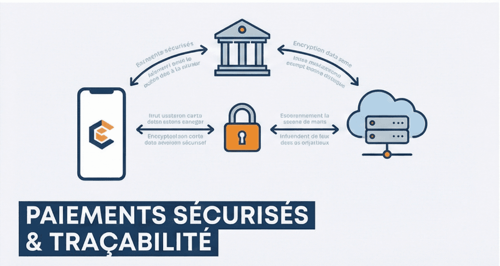 Paiements sécurisés & Traçabilité